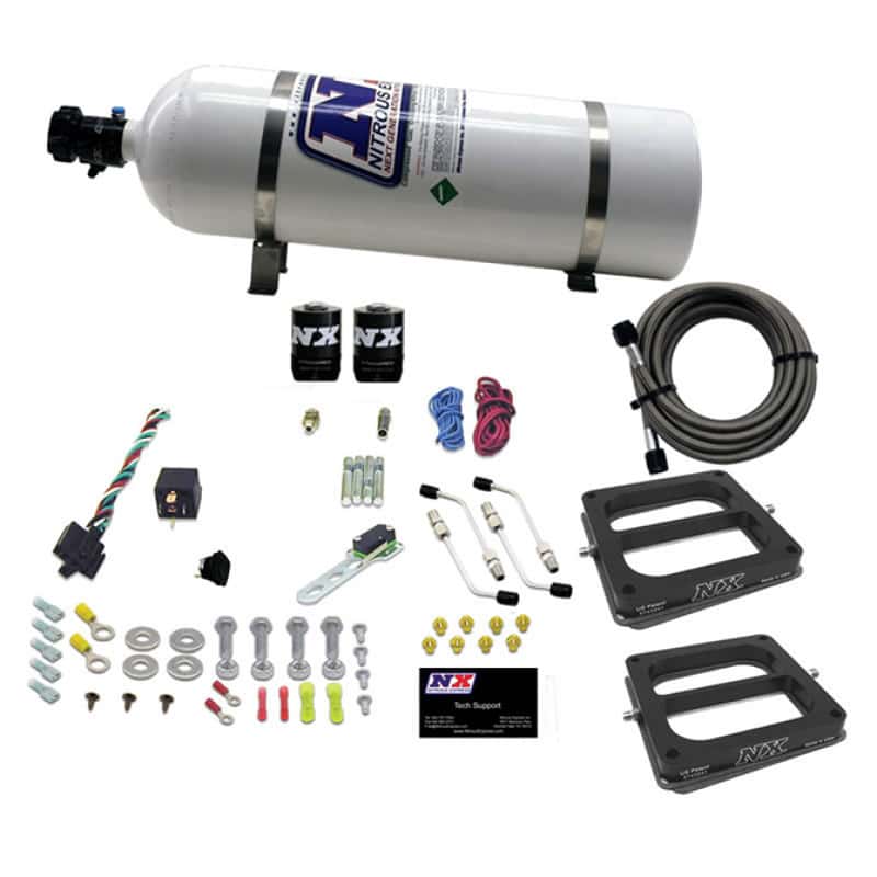 Nitrous Express — Nitrous Express Dual Dom/Alc Nitrous Kit (100-500HP) w/15lb Bottle
Injection System Kit
N2OSys - view 2