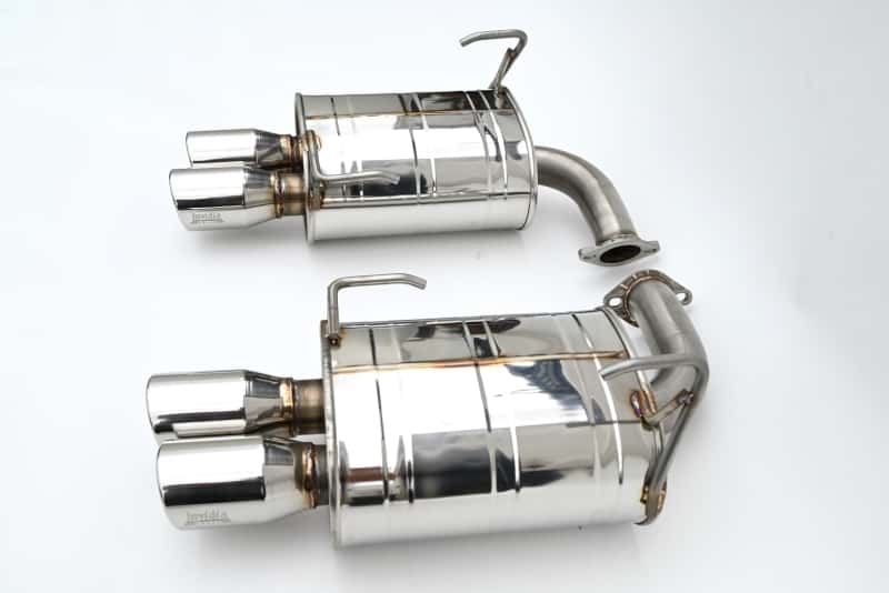 Invidia — Invidia 22+ Subaru WRX Q300 3.5in. Rolled Dual Wall S.S Tip Axle-back Exhaust - view 1