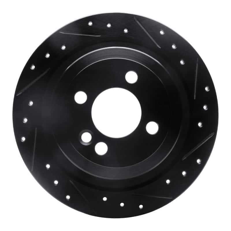 R1 Concepts — R1 09-14 Mini Cooper (Excl Clubman) Rear Right Drilled & Slotted Black Brake Rotor
R1 Brake Rotor Drill - view 1