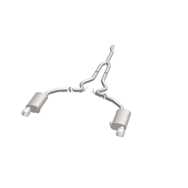Magnaflow — MagnaFlow Cat Back, SS, 2.5in, Street, Dual Split Polished 4.5in Tips 2015 Ford Mustang Ecoboost
Cat-Back - view 22