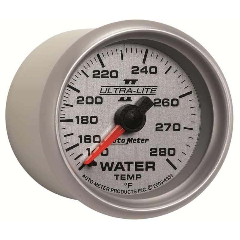 AutoMeter — Autometer Ultra-Lite II 52mm 140-280 Deg F Mechanical Water Temp Gauge
2-1/16" WATER TEMP, - view 11
