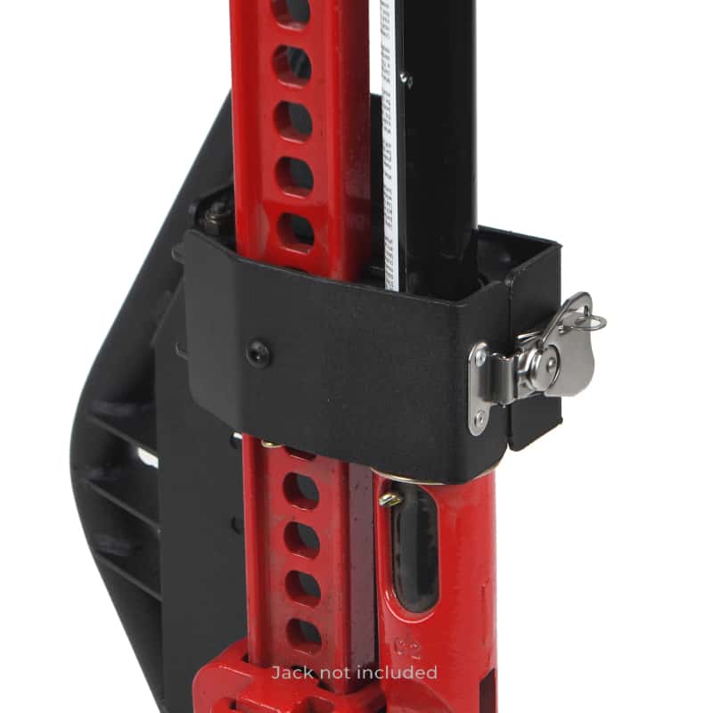Go Rhino — Go Rhino 18-24 Jeep Wrangler JL/JLU/JT Front Fender Jack Mount for Hi-Lift Jack - Tex. Blk
Jack Mount-Exterior - view 22
