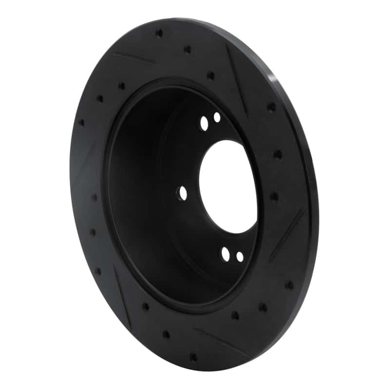 R1 Concepts — R1 07-12 Kia Rondo (USA) Rear Left Drilled & Slotted Black Brake Rotor
R1 Brake Rotor Drill - view 4