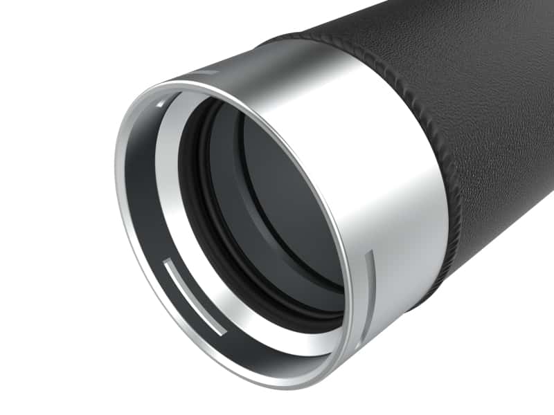aFe — aFe 23-24 Ford Diesel Trucks V8-6.7L (td) BladeRunner 3in. Aluminum Hot Charge Pipe - Black
Hot Charge Pipe - view 4