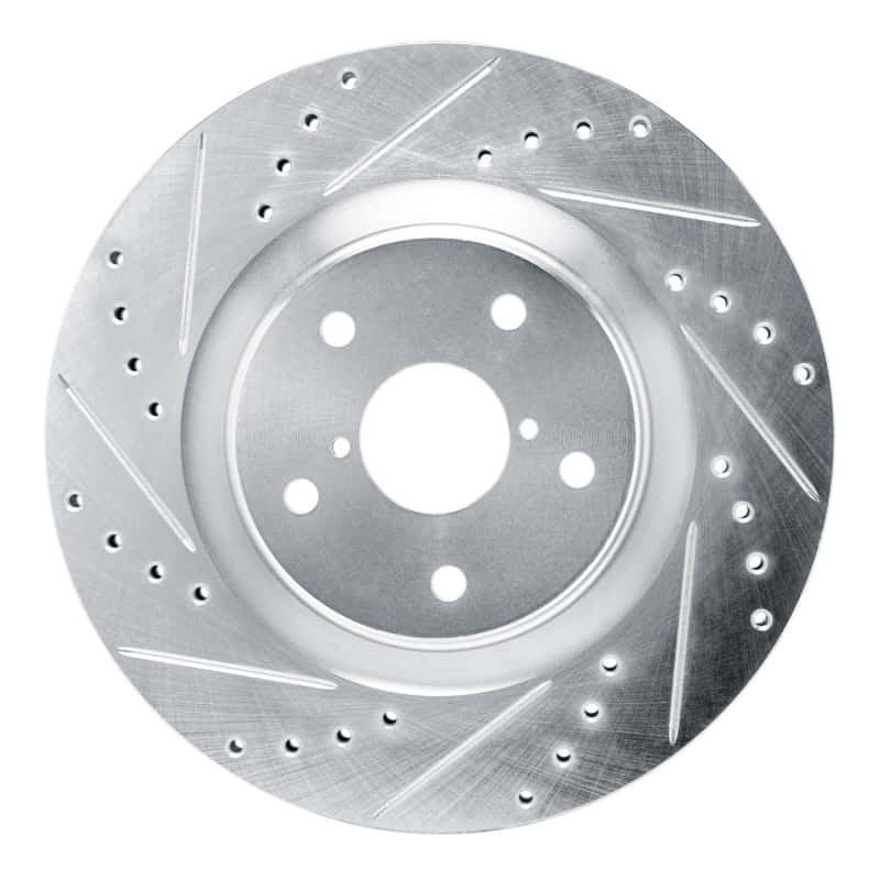 R1 Concepts — R1 2020-2025 Subaru WRX Front Left Drilled & Slotted Silver Brake Rotor
R1 Brake Rotor Drill - view 1
