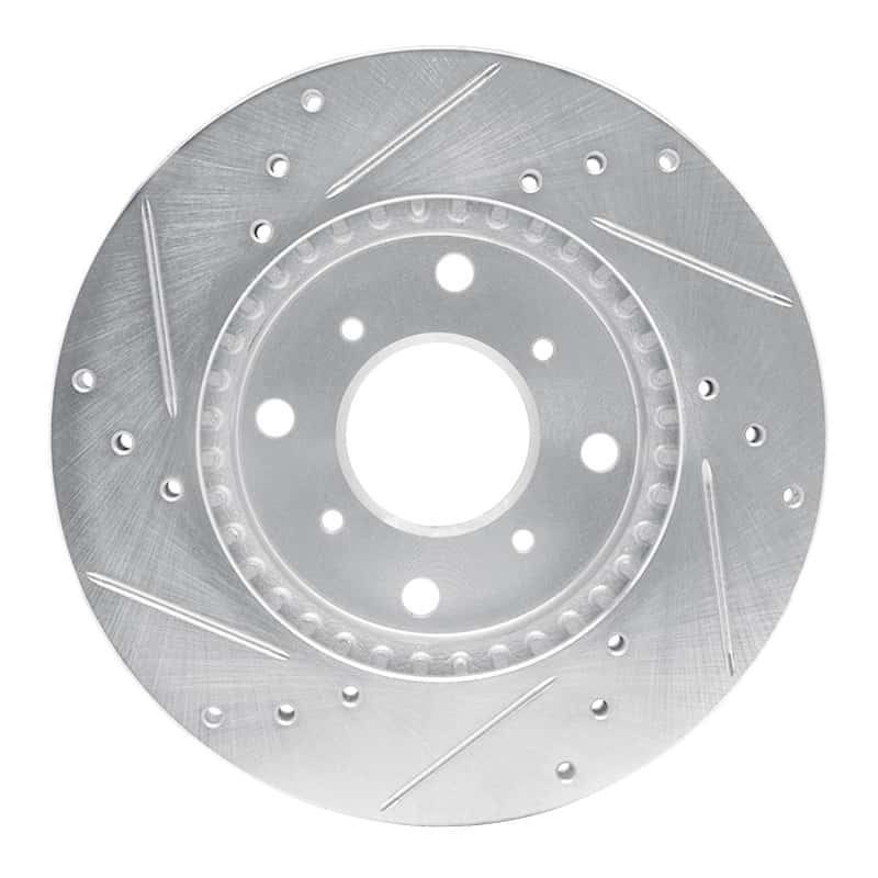 R1 Concepts — R1 92-96 Honda Prelude Front Right Drilled & Slotted Silver Brake Rotor
R1 Brake Rotor Drill - view 5