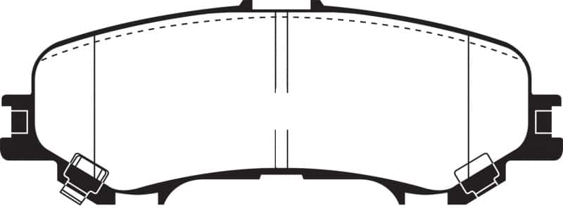 EBC — EBC 16+ Nissan Titan 5.6L Ultimax Rear Brake Pads
Disc Brake Pad - view 1