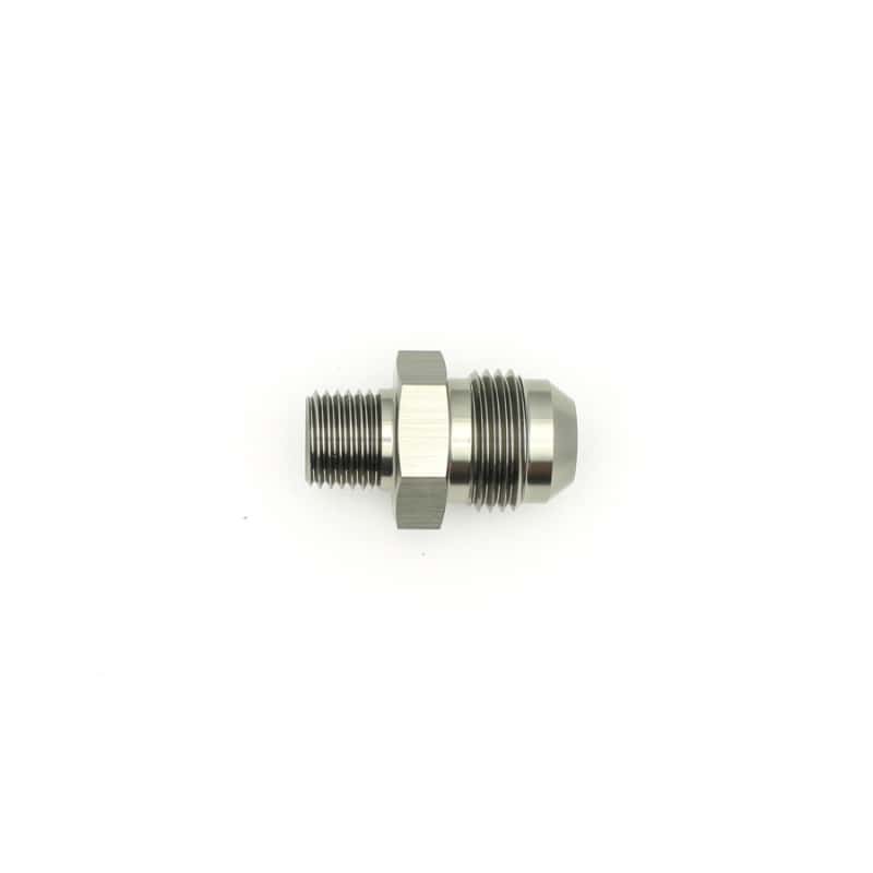 DeatschWerks — DeatschWerks 8AN Male Flare To 1/4in. Male NPT Adapter - view 5