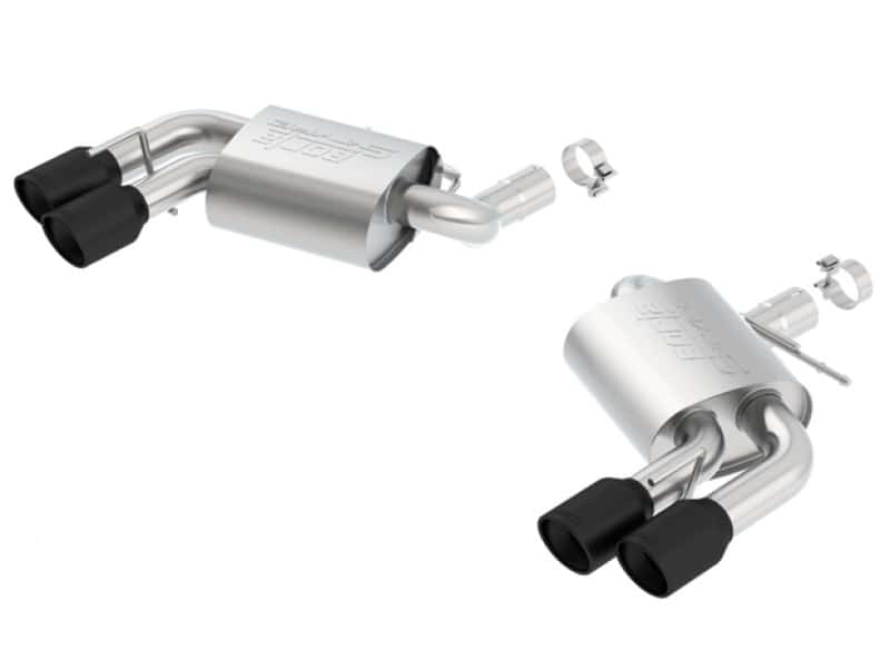 Borla — Borla 2016-2017 Chevrolet Camaro SS AT/MT S-Type Rear Section Exhaust w/o Dual Mode Ceramic Black
Axle-Back System - view 1