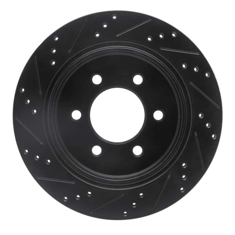 R1 Concepts — R1 15-17 Ford F-150 RWD Rear Right Drilled & Slotted Black Brake Rotor
R1 Brake Rotor Drill - view 5