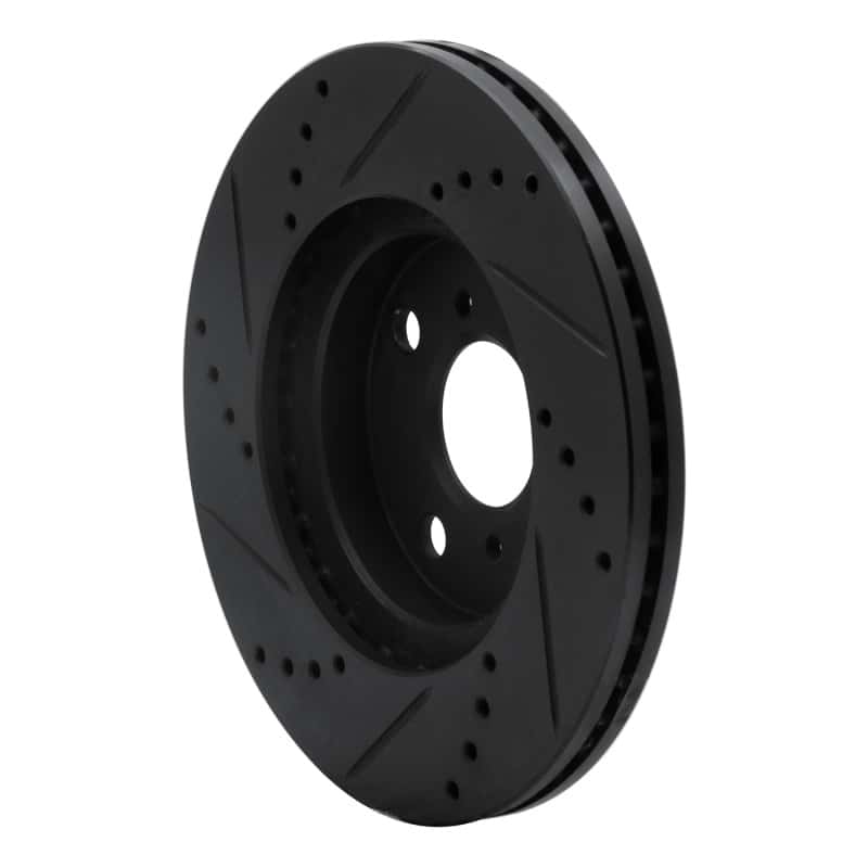 R1 Concepts — R1 04-06 Scion XB Front Right Drilled & Slotted Black Brake Rotor
R1 Brake Rotor Drill - view 4