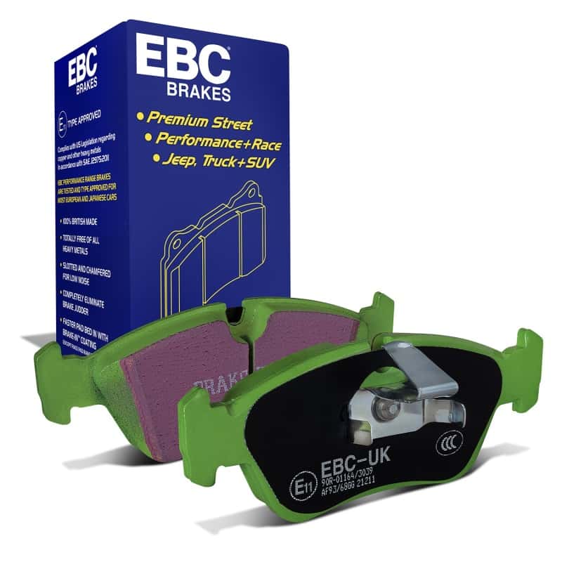 EBC — EBC 99-02 BMW Z3 2.5 Greenstuff Front Brake Pads
Disc Brake Pad - view 2