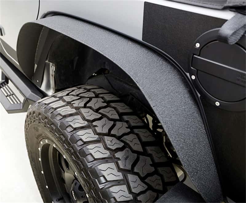 Rampage — Rampage 2007-2018 Jeep Wrangler(JK) Steel Fender Flares - Slim - Black
Fender Flare - view 2