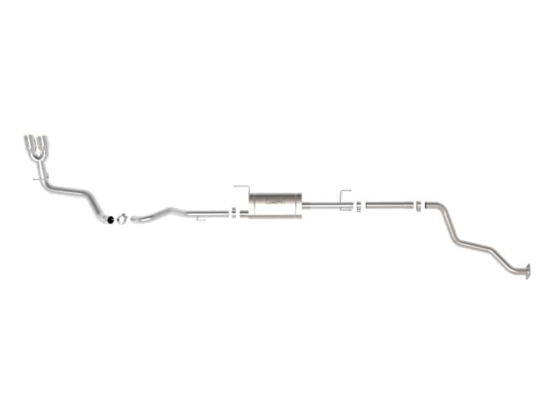 aFe — aFe 2024 Toyota Tacoma L4 2.4L Vulcan Series 2.5-3in 304 SS Steel Cat-Back Exhaust w/Polished Tips
Cat-Back Exhaust - view 2