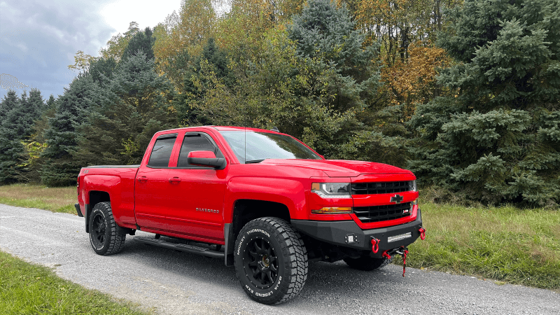 Fishbone Offroad — Fishbone Offroad 07-18 Chevrolet Silverado 1500/2500/3500 Double Cab Oval Side Steps -Black Textured - view 4