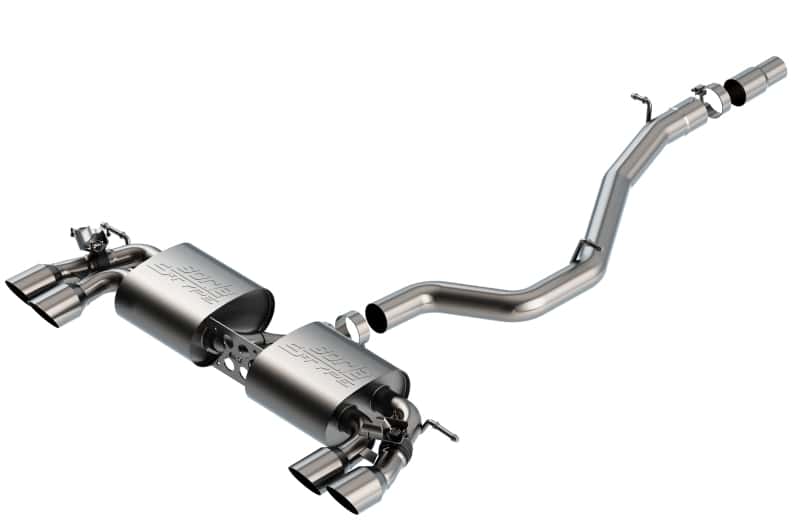 Borla — Borla 18-19 VW Golf R MK7.5 2.0L S-Type CatBack Exhaust
Cat-Back™ - view 1