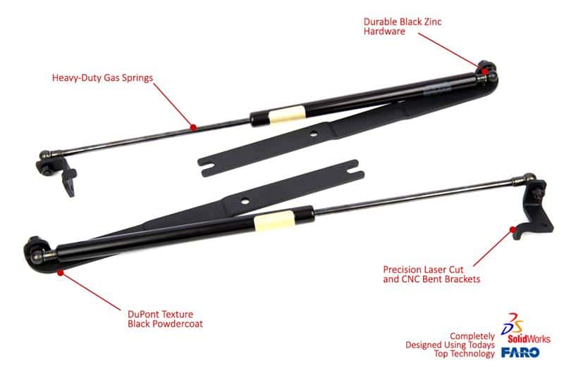 GrimmSpeed — GrimmSpeed 13+ Subaru BRZ / 13+ Scion FR-S Hood Struts - view 6