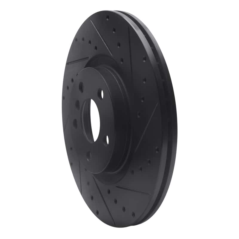 R1 Concepts — R1 15-25 BMW 228I xDrive Gran Coupe Front Right Drilled & Slotted Black Brake Rotor
R1 Brake Rotor Drill - view 2