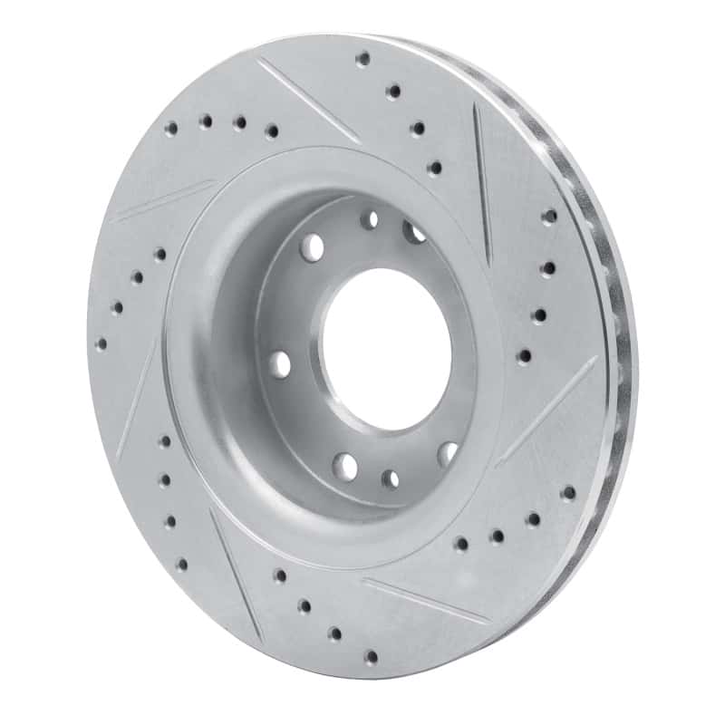 R1 Concepts — R1 06-09 Buick Rainier Front Left Drilled & Slotted Silver Brake Rotor
R1 Brake Rotor Drill - view 4