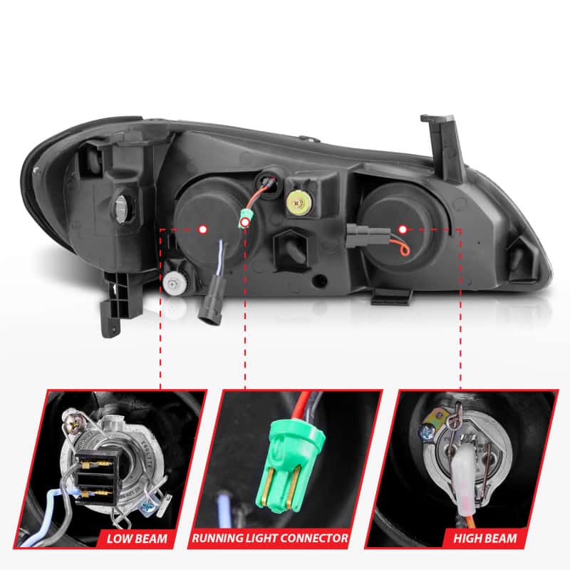 ANZO — ANZO 2000-2004 Infiniti I30 Projector Headlights w/ Halo Chrome
Head Light Set
HdLtSet - view 12