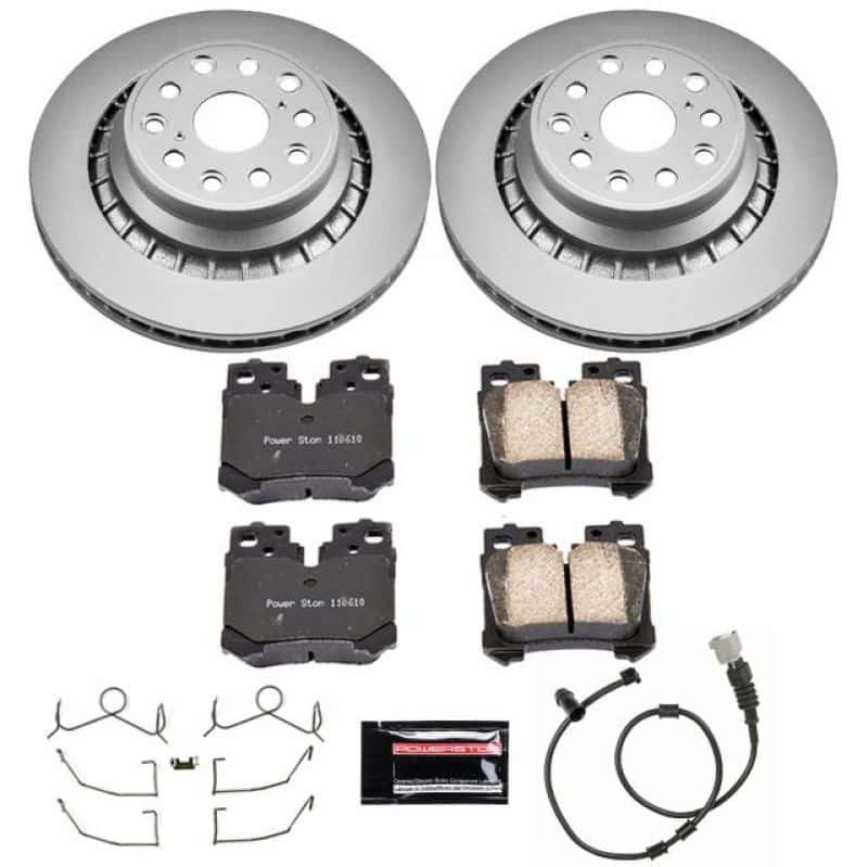 PowerStop — Power Stop 07-09 Lexus LS460 Rear Z17 Evolution Geomet Coated Brake Kit - view 1