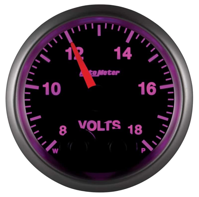 AutoMeter — Autometer Elite 52.4mm Peak & Warn w/ Electronic Control 8-18 Volt Voltmeter
GA 2" VOLT 18V ELITE - view 14
