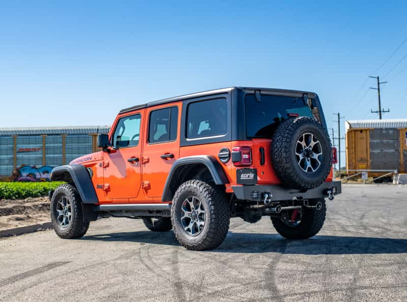 Borla — Borla 18-19 Jeep Wrangler JL/JLU 2.0L 4Cyl 2DR/4DR Axle Back Exhaust ATAK w/ 3.5in Tips
Axle-Back System - view 1