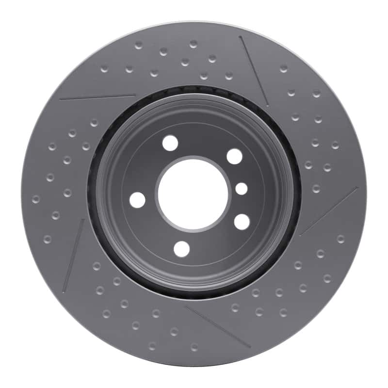 DFC — DFC 13-21 BMW 428i Rear GeoSPEC Coated Rotor - Dimpled and Slotted
DFC Brake Rotor - view 5