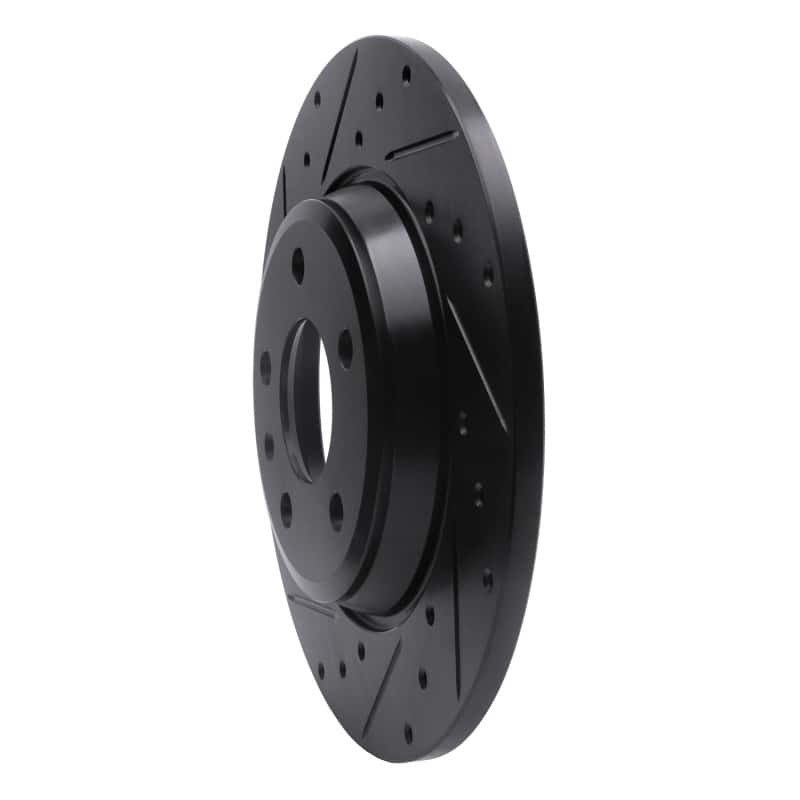 R1 Concepts — R1 09-25 Audi A4 Left Drilled & Slotted Black Brake Rotor
R1 Brake Rotor Drill - view 2