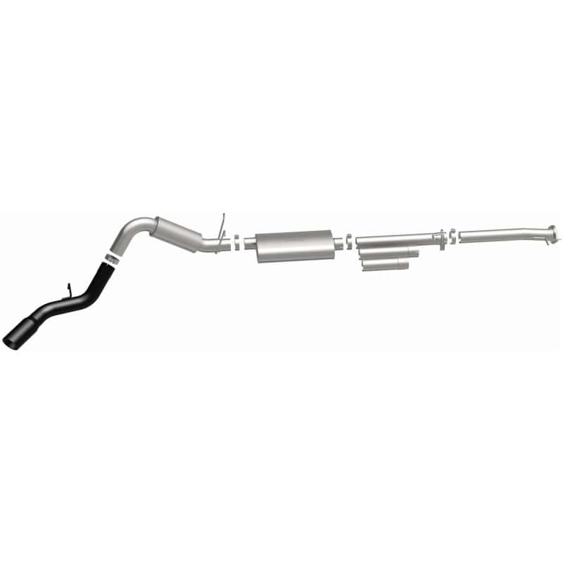 Magnaflow — MagnaFlow 11-19 GM 2500/3500 6.0L 4in Single Passenger Side Rear Exit Cat-Back Exhaust w/Black Tips
Cat-Back - view 32