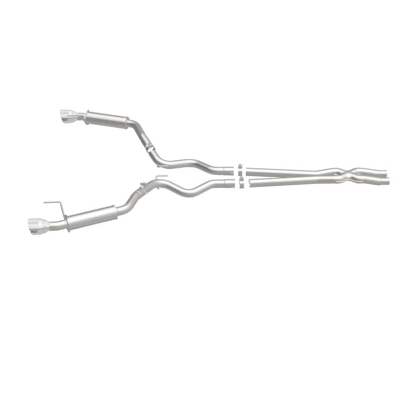 Magnaflow — MagnaFlow Cat Back, SS, 2.5in, Competition, Dual Split Polished 4.5in Tips 2015 Ford Mustang V6 3.7L
Cat-Back - view 8