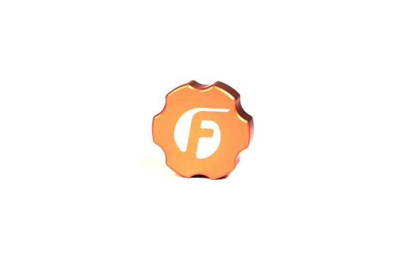 Fleece Performance — Fleece Performance 03-20016 Cummins Billet Oil Cap Cover - Orange
Oil Filler Cap - view 3