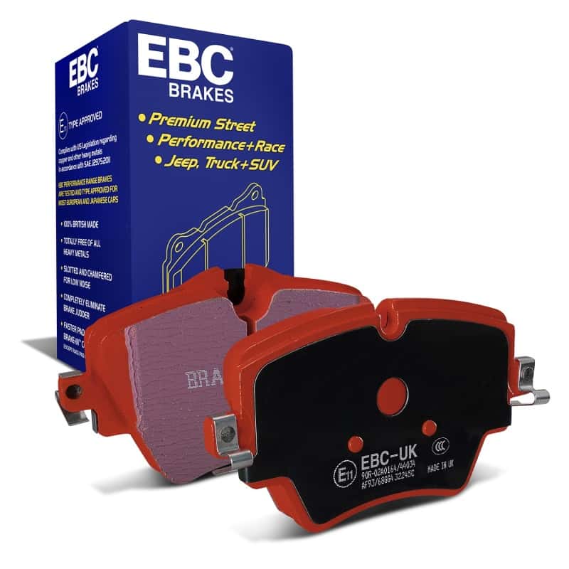 EBC — EBC 2017+ Mini Cooper Countryman (F60) 1.5L Turbo Redstuff Front Brake Pads
Disc Brake Pad - view 2