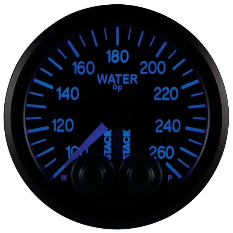 AutoMeter — Autometer Stack Pro Control 52mm 100-260 deg F Water Temp Gauge - Black (1/8in NPTF Male)
Ga WTmp PC Blk 260F - view 5