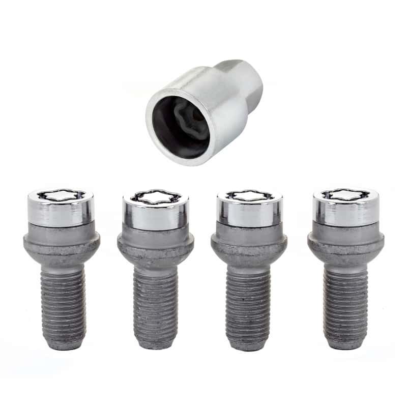 McGard — McGard Wheel Lock Bolt Set - 4pk. (Radius Seat) M14X1.5 / 17mm Hex / 26.7mm Shank Length - Chrome - view 4
