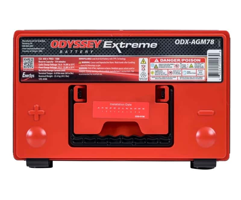 Odyssey Battery — Odyssey Battery Auto/Truck Extreme AGM Battery (78-PC1500)
Odyssey ODX-AGM78 - view 3