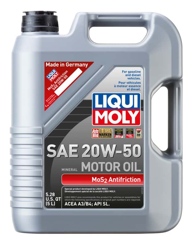 LIQUI MOLY — LIQUI MOLY 5L MoS2 Anti-Friction Motor Oil 20W50 - view 2