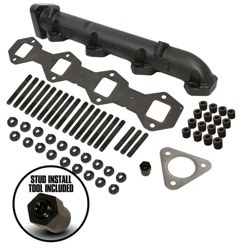 BD Diesel — BD Diesel Driver Side Exhaust Manifold Kit - Ford 2011-2016 F250/F350 6.7L PowerStroke
EXHAUST MANIFOLD - view 6