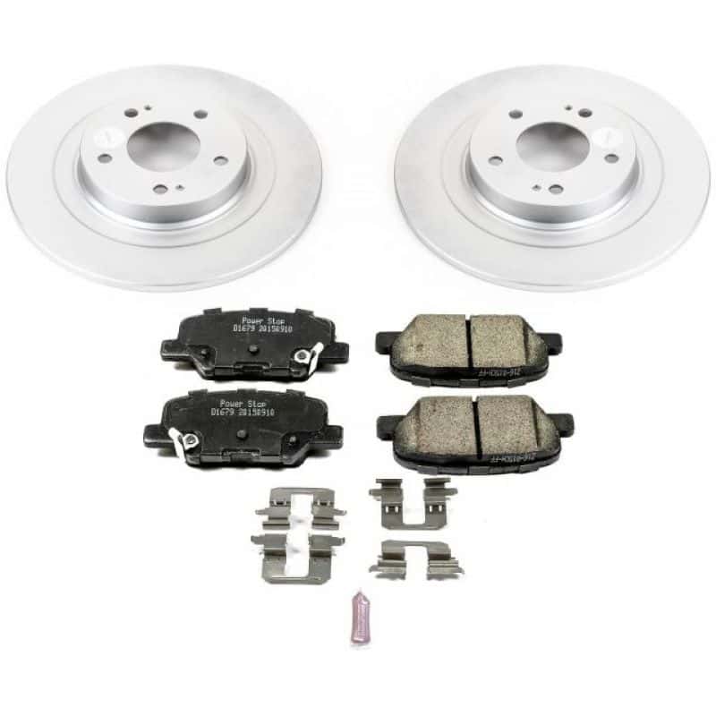 PowerStop — Power Stop 14-18 Mitsubishi Outlander Rear Z17 Evolution Geomet Coated Brake Kit - view 1