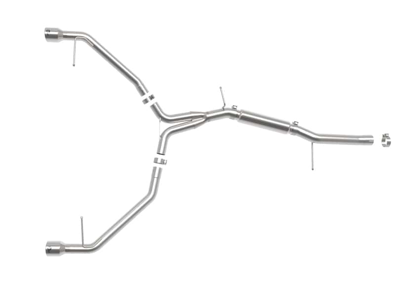aFe — aFe MACHForce XP 3in-2.5in SS Exhaust Axle-Back 17-19 Audi A4 (B9) L4-2.0L (t) - Polished
Axle-Back Exhaust - view 5