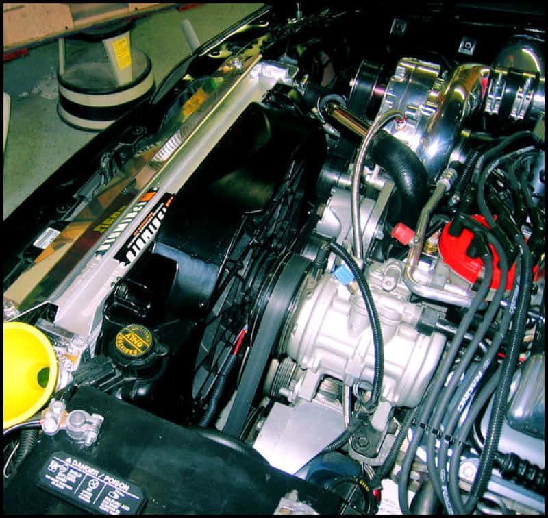 Mishimoto — Mishimoto 79-93 Ford Mustang Manual Aluminum Radiator - view 2