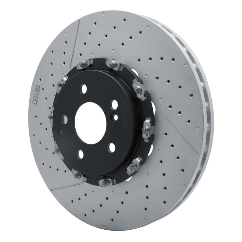 DFC — DFC 07-25 Mercedes-Benz E63 AMG Front Drilled and Slotted Hi-Carbon Alloy Geomet Coated Rotor
DFC Brake Rotor - view 2