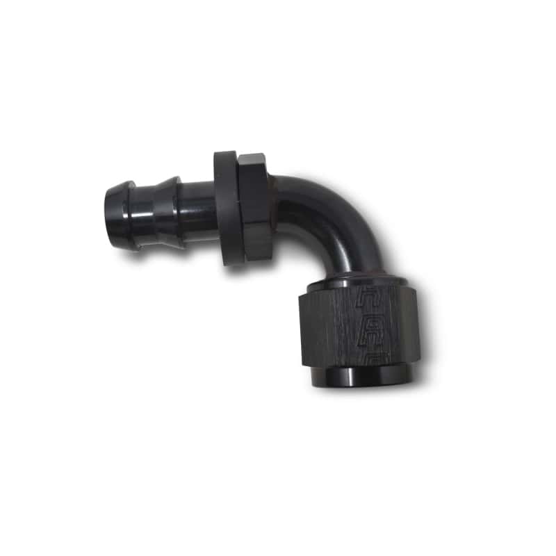 Russell — Russell Performance -4 AN Twist-Lok 90 Degree Hose End (Black)
Hose Fitting - view 5