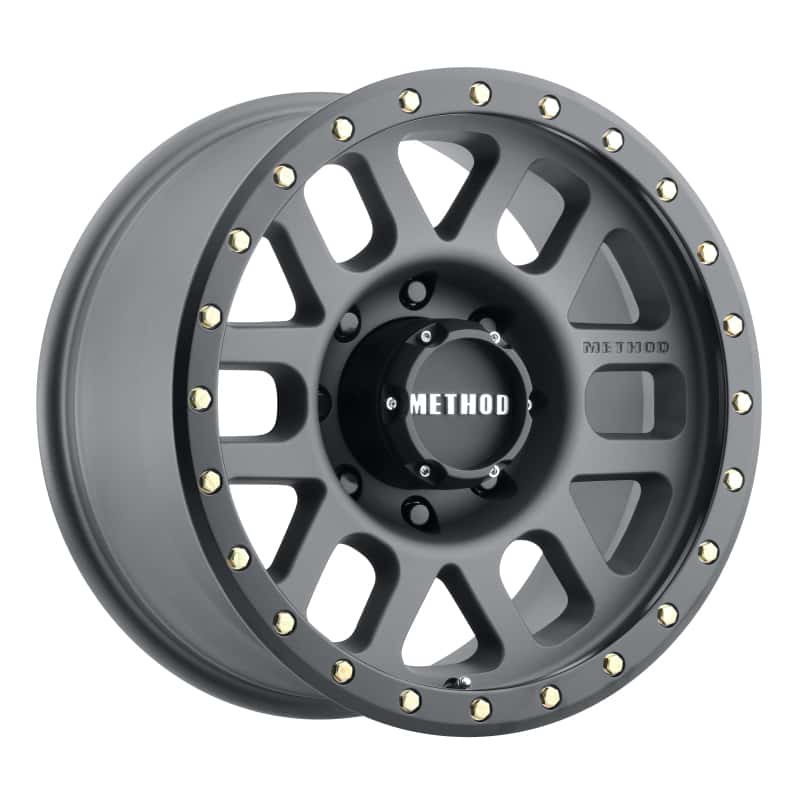 Method Wheels — Method MR309 Grid 18x9 +18mm Offset 8x6.5 130.81mm CB Titanium/Black Street Loc Wheel - view 1
