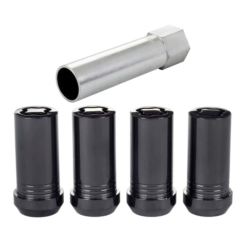 McGard — McGard Wheel Lock Nut Set - 4pk. (Tuner / Cone Seat) 1/2-20 / 13/16 Hex / 1.60in. Length - Black - view 5