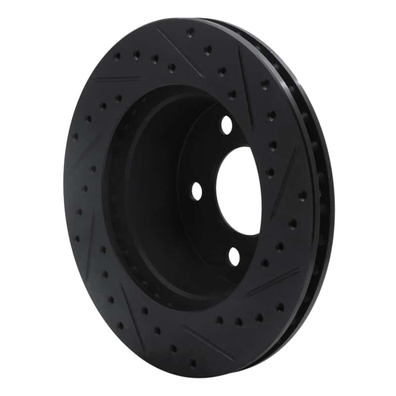 R1 Concepts — R1 90-99 Jeep Cherokee Front Left Drilled & Slotted Black Brake Rotor
R1 Brake Rotor Drill - view 4