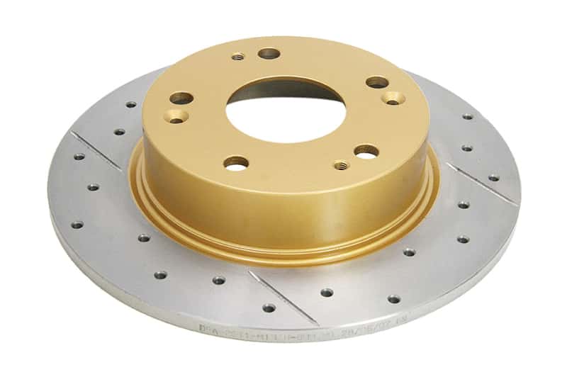 DBA — DBA 04-08 Acura TSX Rear Street Series Drilled & Slotted Rotor w/Gold Hat
Street Series Rotor
Brake Rotor - view 1