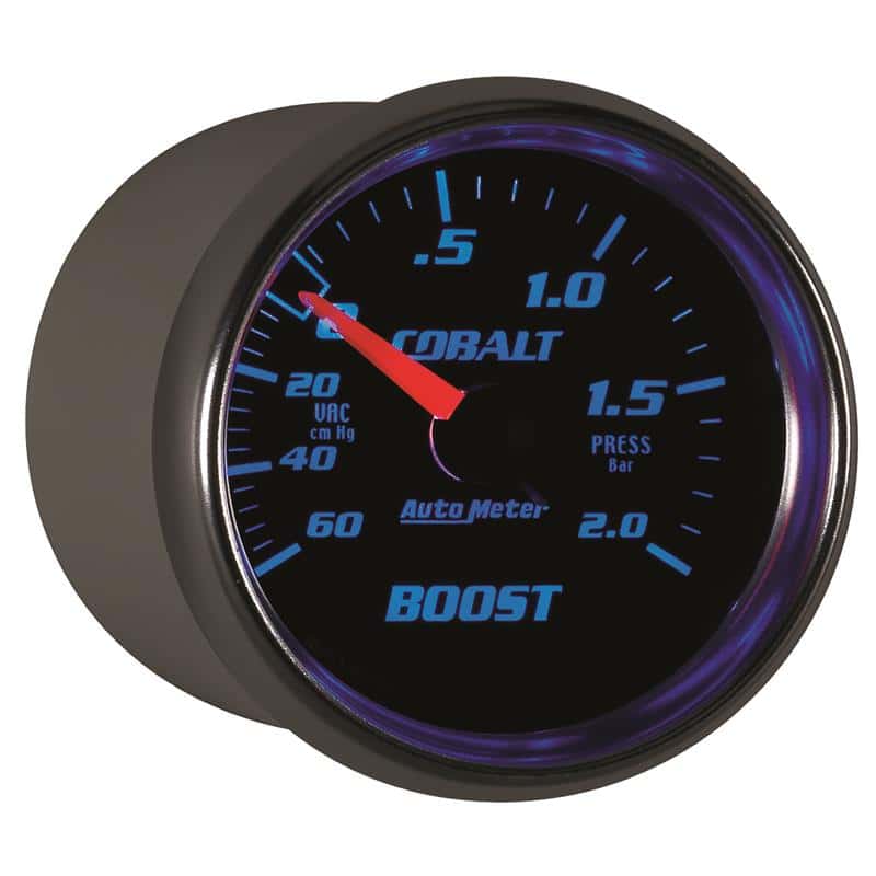 AutoMeter — Autometer Cobalt 52mm 2 BAR Mechanical Boost Gauge
GA 2" BST 2 BAR M CB - view 8