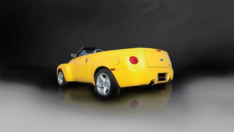 CORSA Performance — Corsa 2005-2006 Chevrolet SSR 5.3L V8 3in Cat-Back Dual Rear w Single 4in Black Pro-Series Tips
Exhaust - view 5