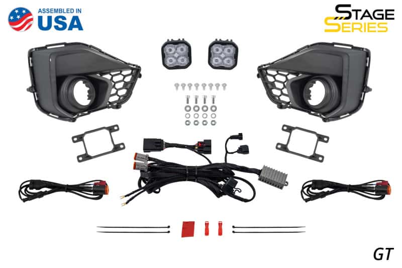 Diode Dynamics — Diode Dynamics 2030 Ford Mustang GT SS3 Add-On Fog Lamp Kit White Max - view 6